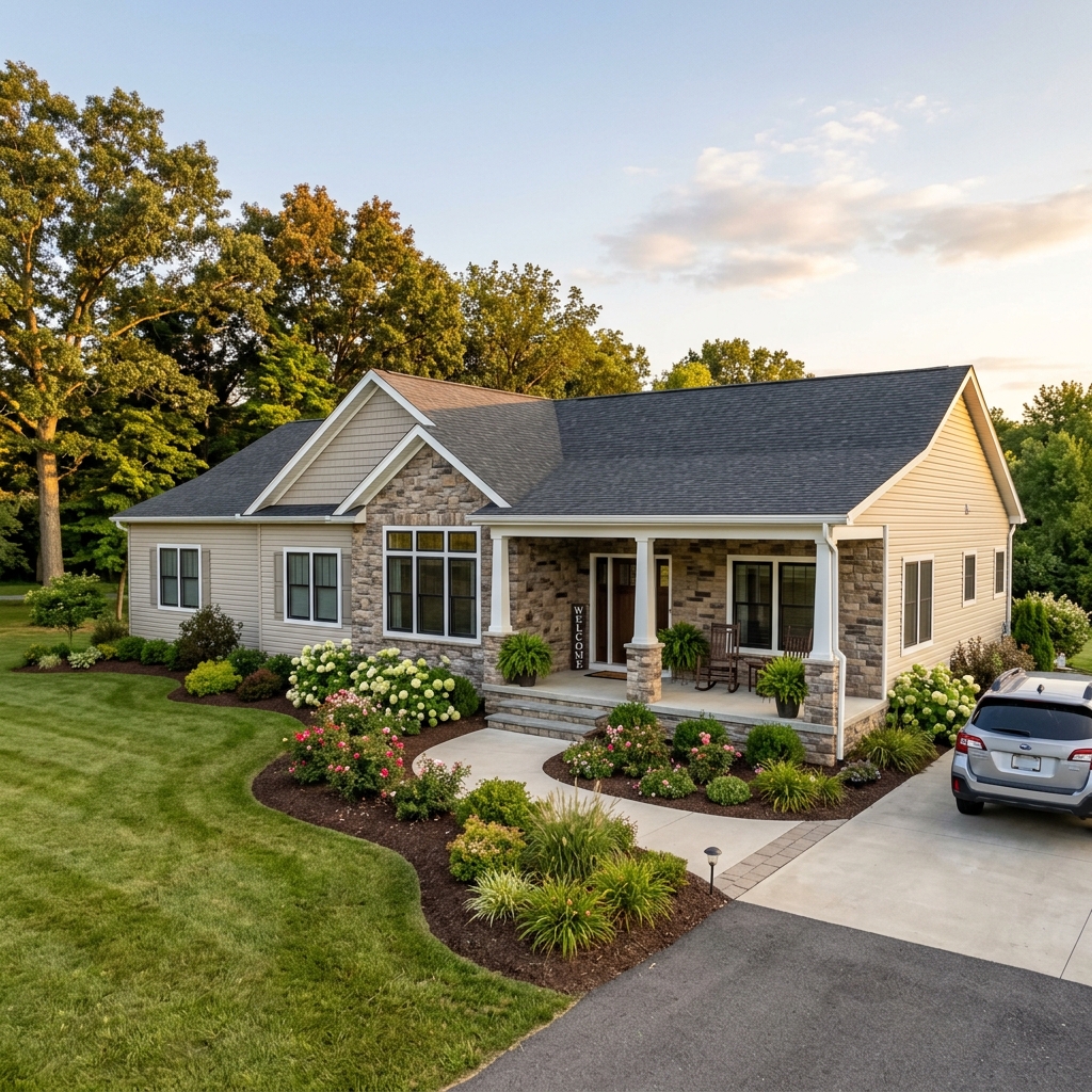 Grand Manor 28x60 - 4 Bed 2.5 Bath Double Wide Manufactured Home for Sale